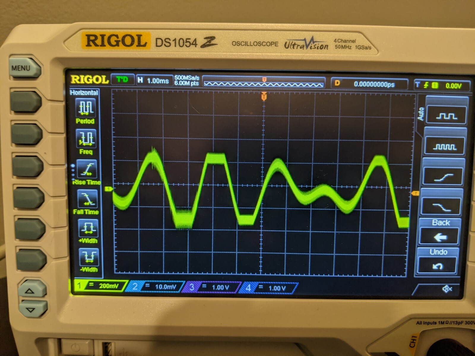330 hz + 440 hz sin wave