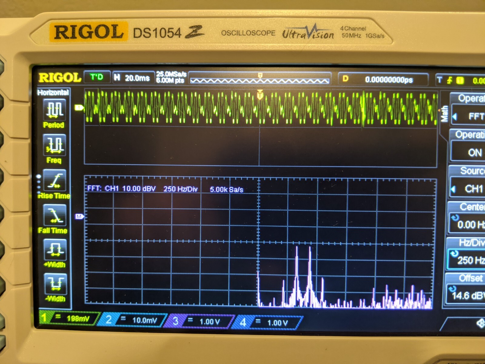 440 hz + 330 hz FFT